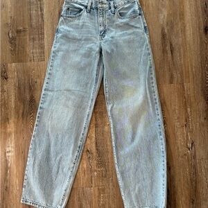 Levi's Baggy dad Light Blue Jeans - color ‘Fan flare’